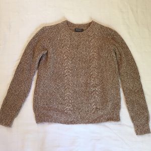 Cream/Brown sweater